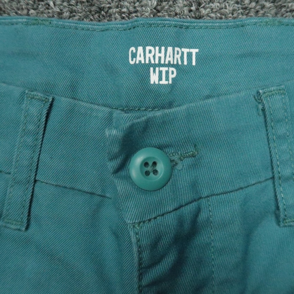 Carhartt Pants Mens 30x32 Blue Sid WIP Work‎ In Progress Straight Stretch - Picture 3 of 11
